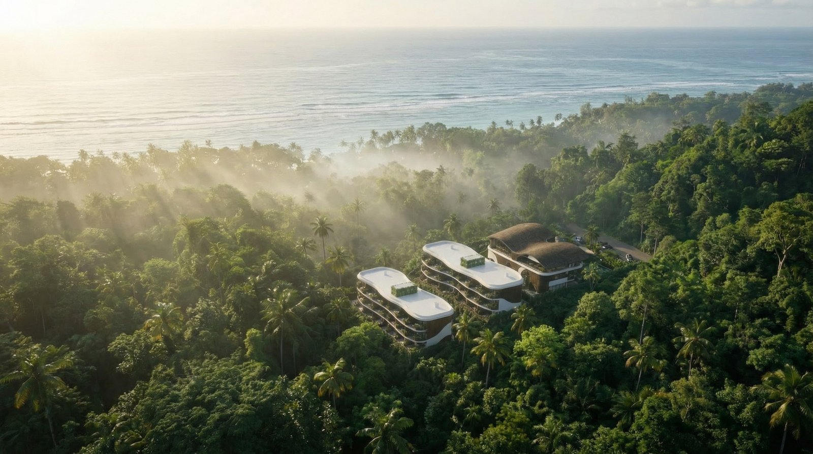 Luma Biohacking Resort exterior render